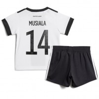 Echipament fotbal Germania Jamal Musiala #14 Tricou Acasa Mondial 2022 pentru copii maneca scurta (+ Pantaloni scurti)